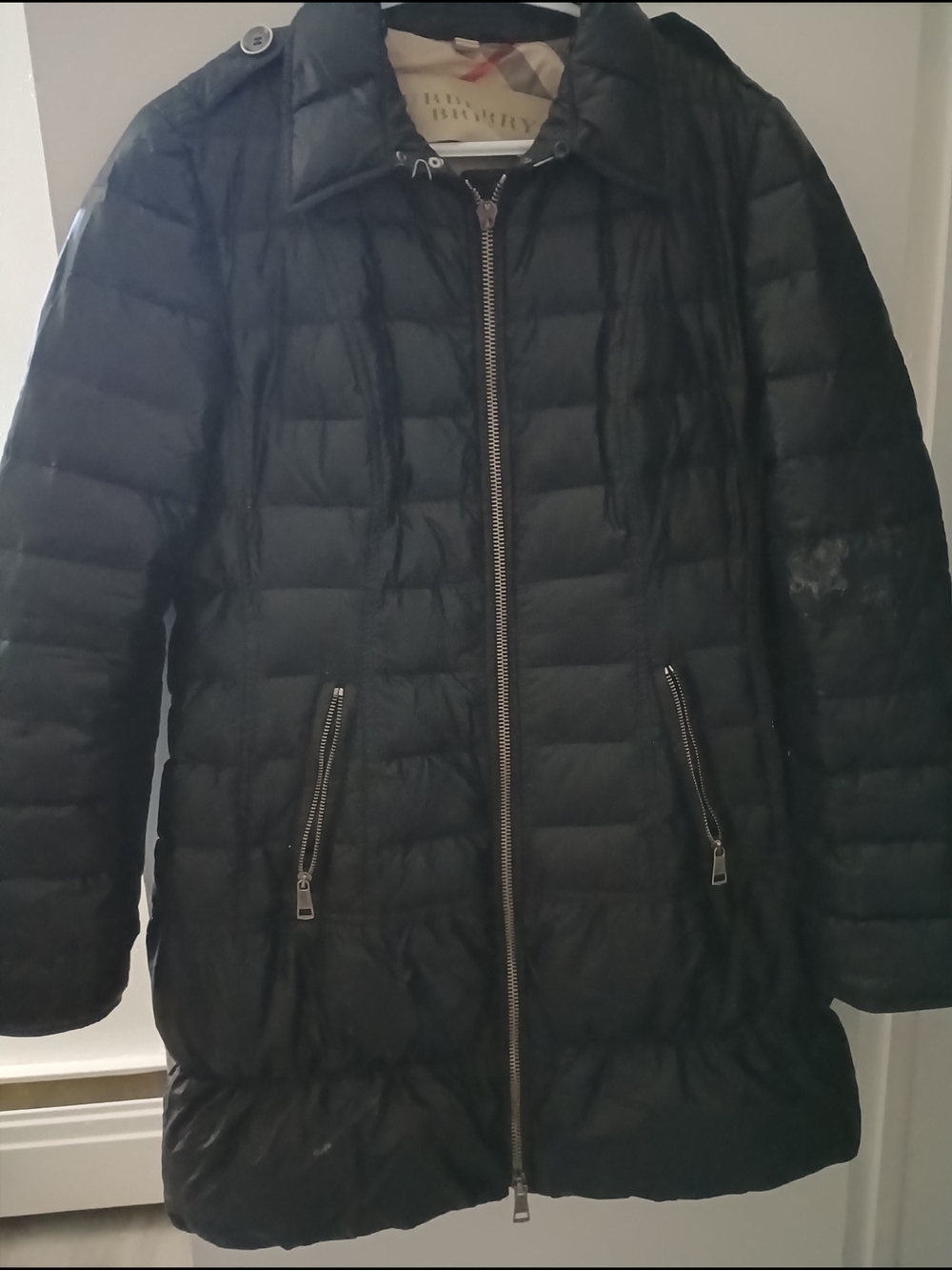 Burberry Black  Women's' Coat Size L - Picture 12 of 12